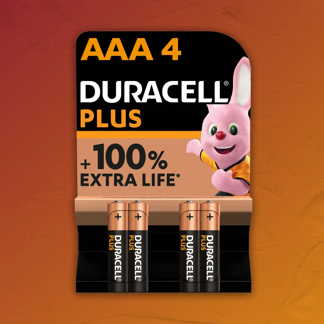 Duracell Plus AAA BL4